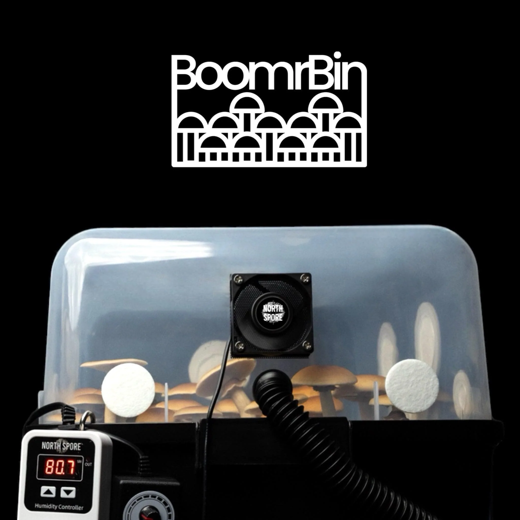 Automated 'Boomr Bin' Wood-Loving Monotub Mushroom Grow Kit - Image 2