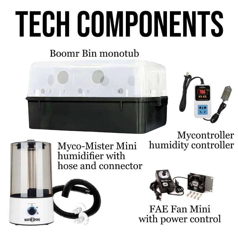 Automated 'Boomr Bin' + CVG Monotub Mushroom Grow Kit - Image 2
