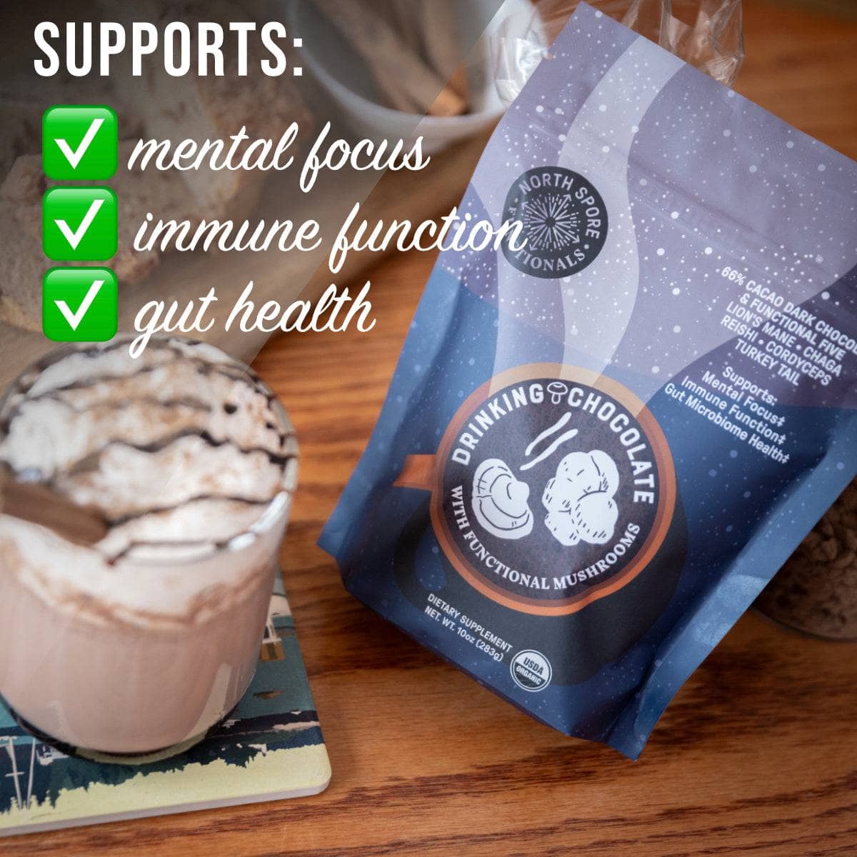 Drinking Chocolate with Functional Mushrooms - Image 5