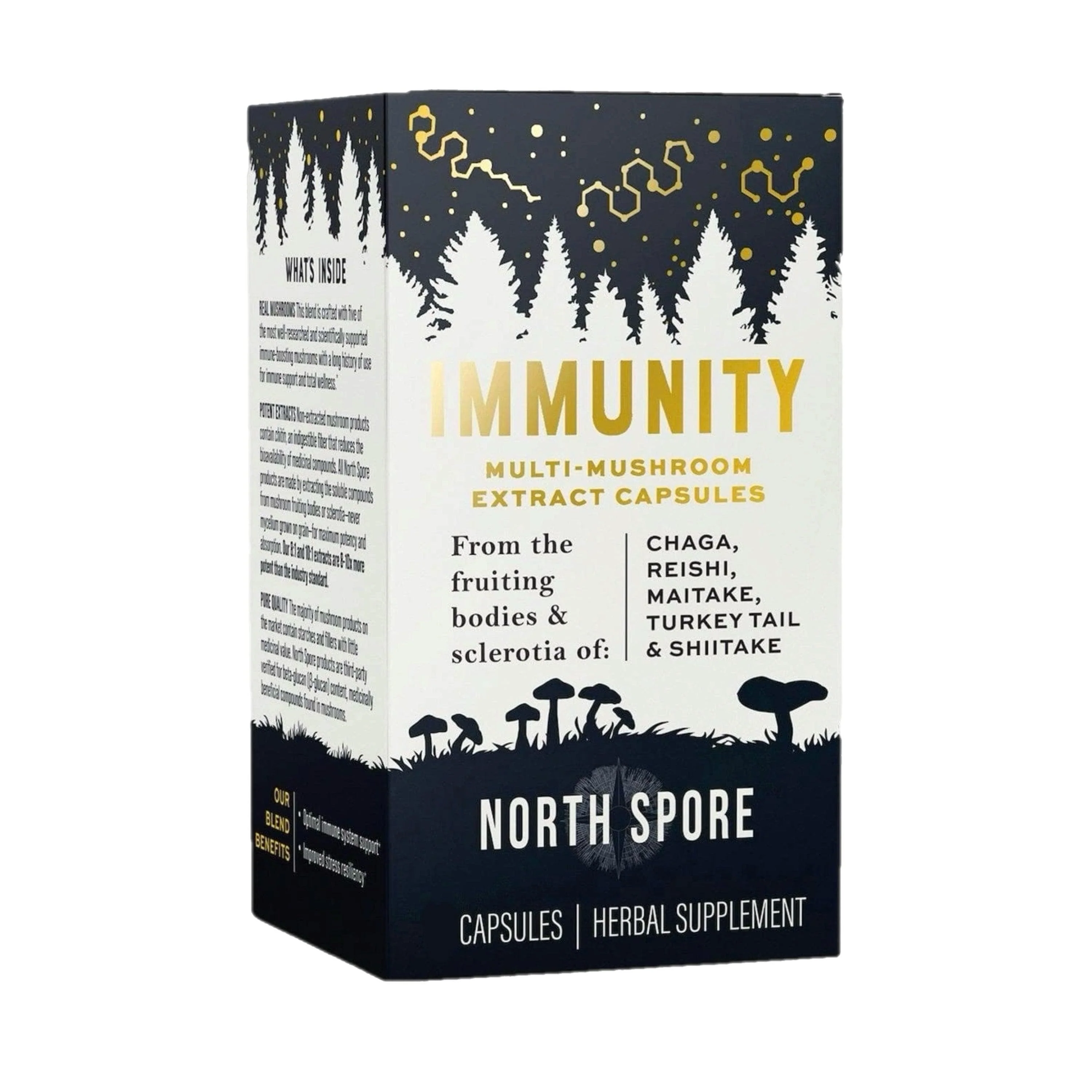 Organic ‘Immunity’ Mushroom Capsules (High Potency) - Image 4