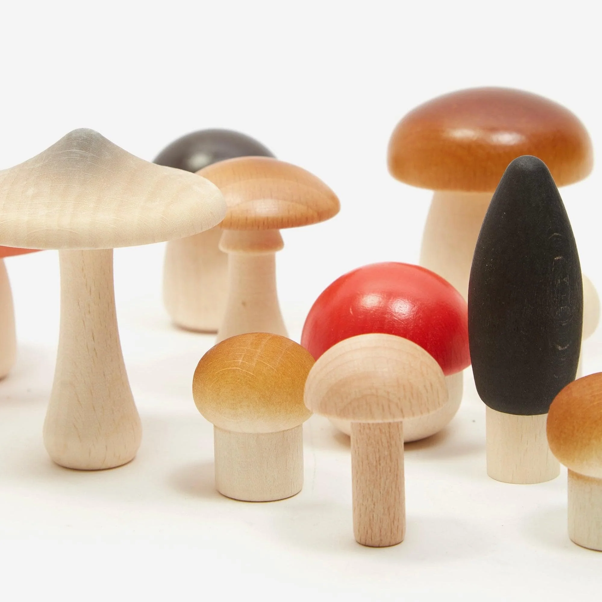 Moon Picnic Wooden Forest Mushroom Set - Image 3