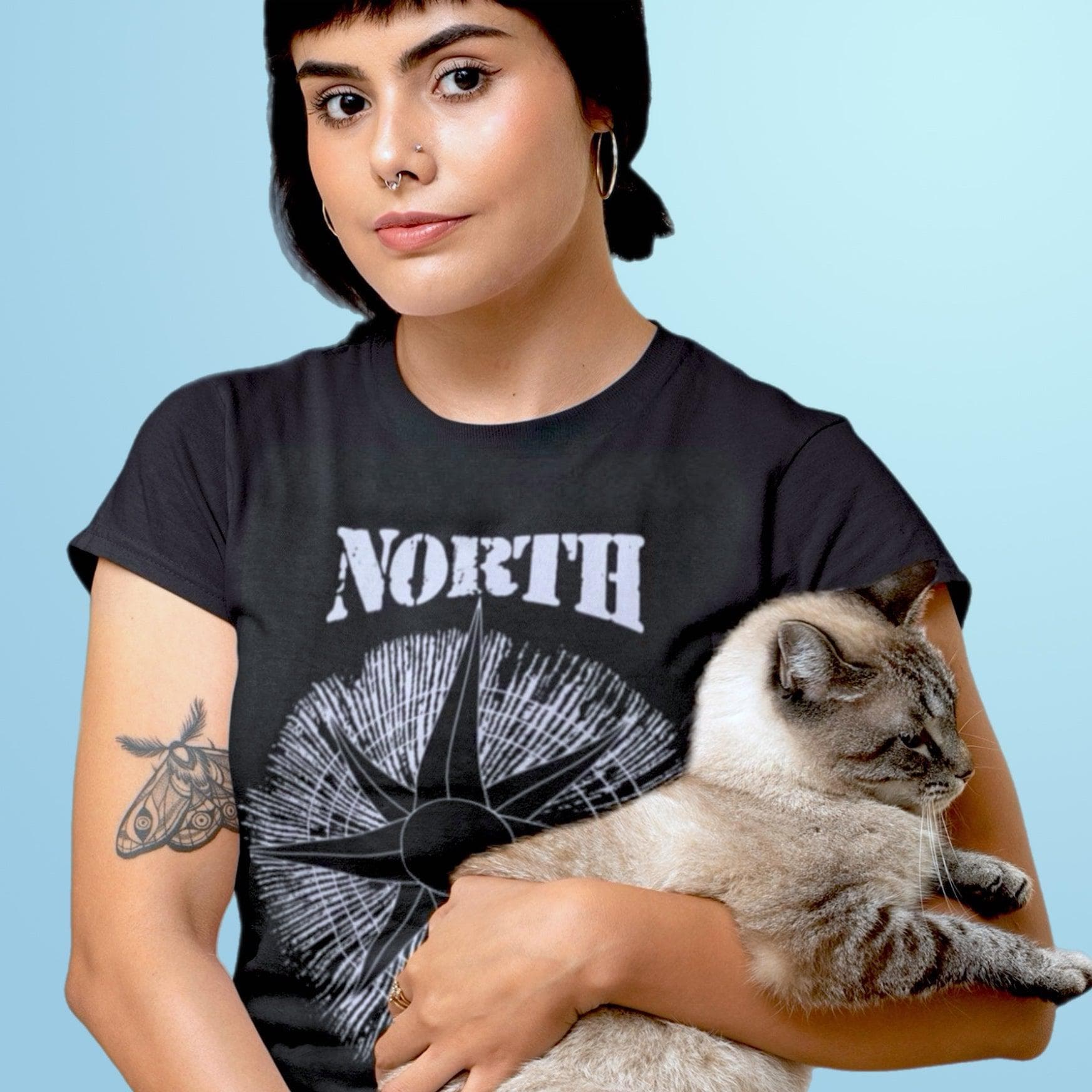 North Spore Black Logo T-Shirt - Image 4