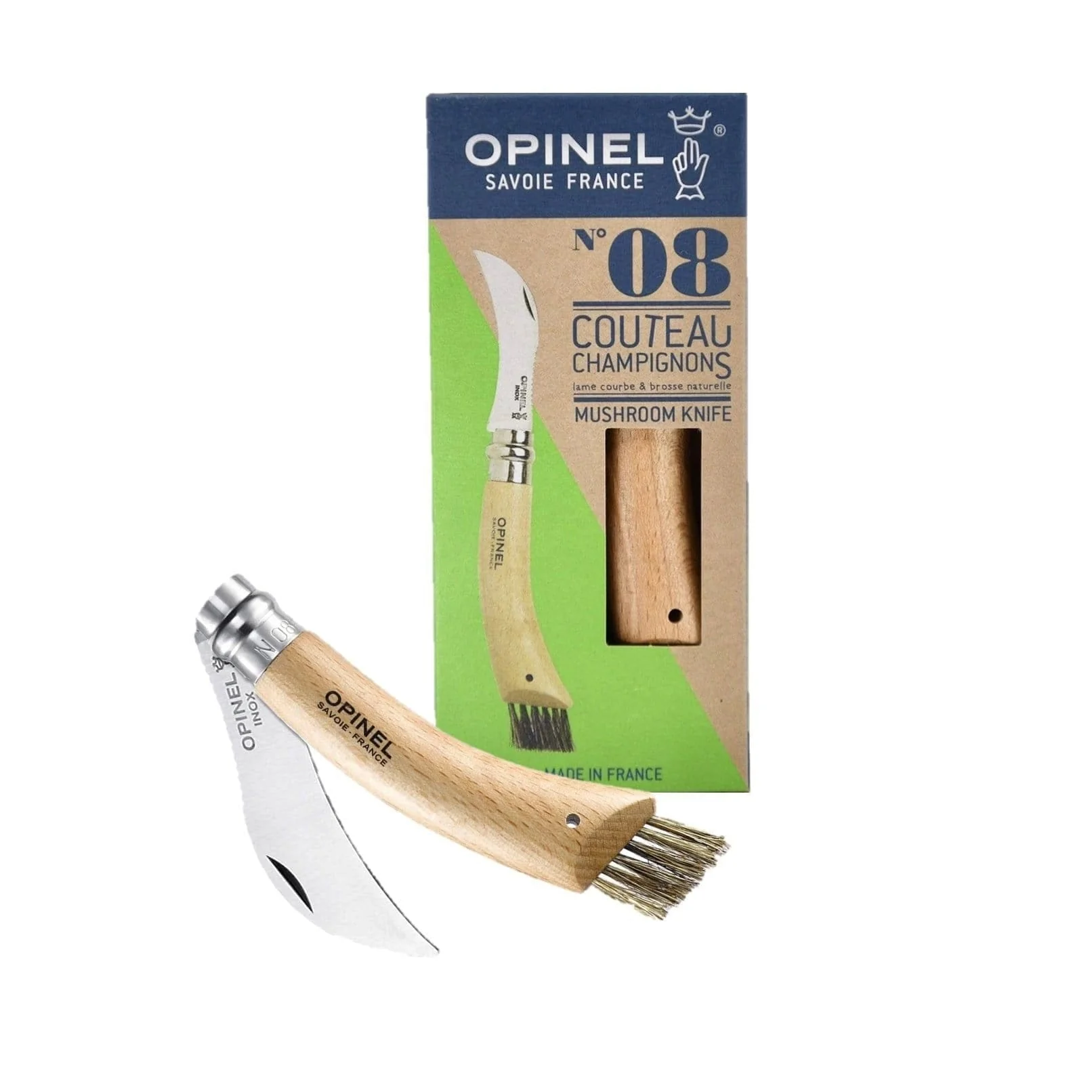 Opinel No. 8 Mushroom Foraging & Harvesting Knife - Image 3