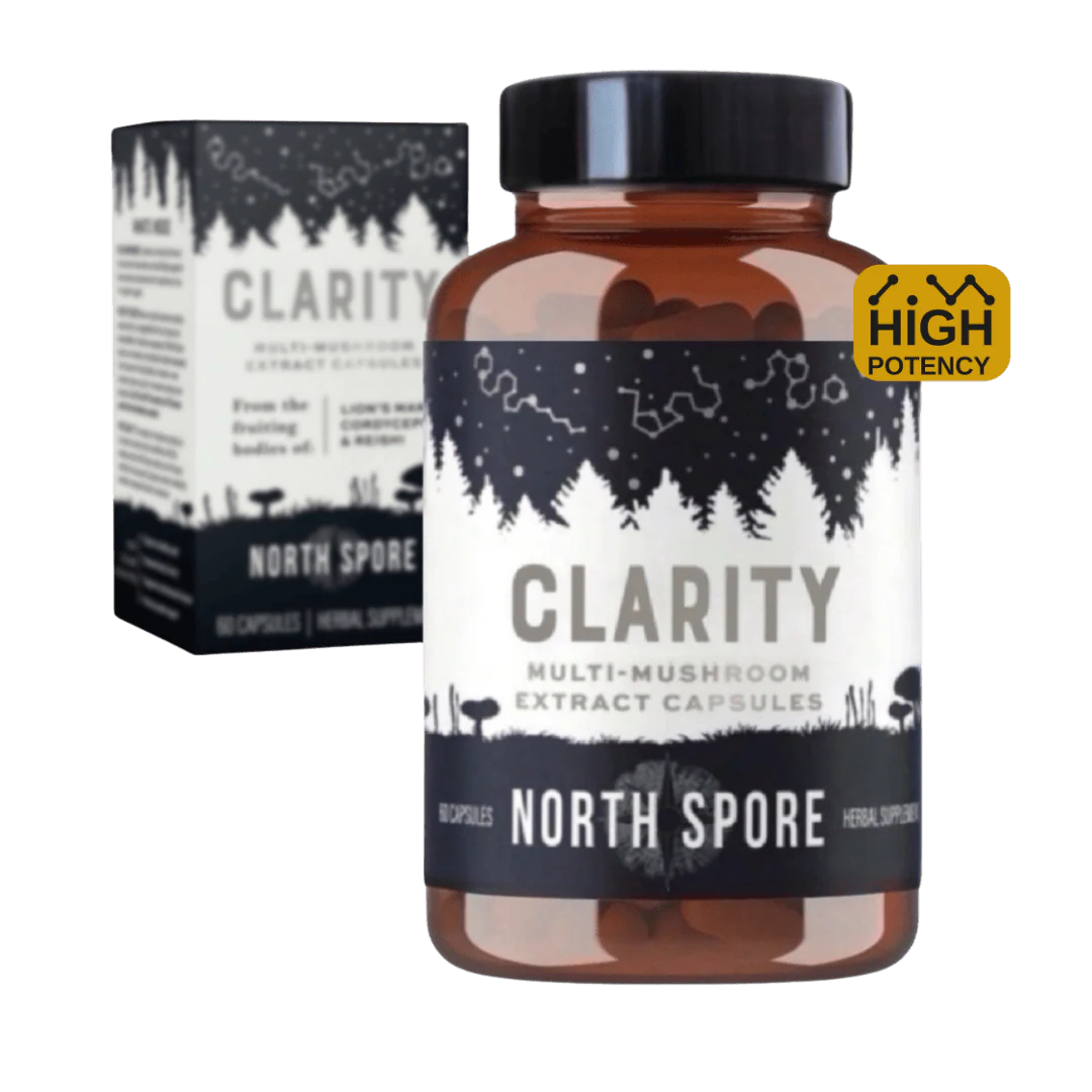 Organic ‘Clarity’ Mushroom Capsules (High Potency)