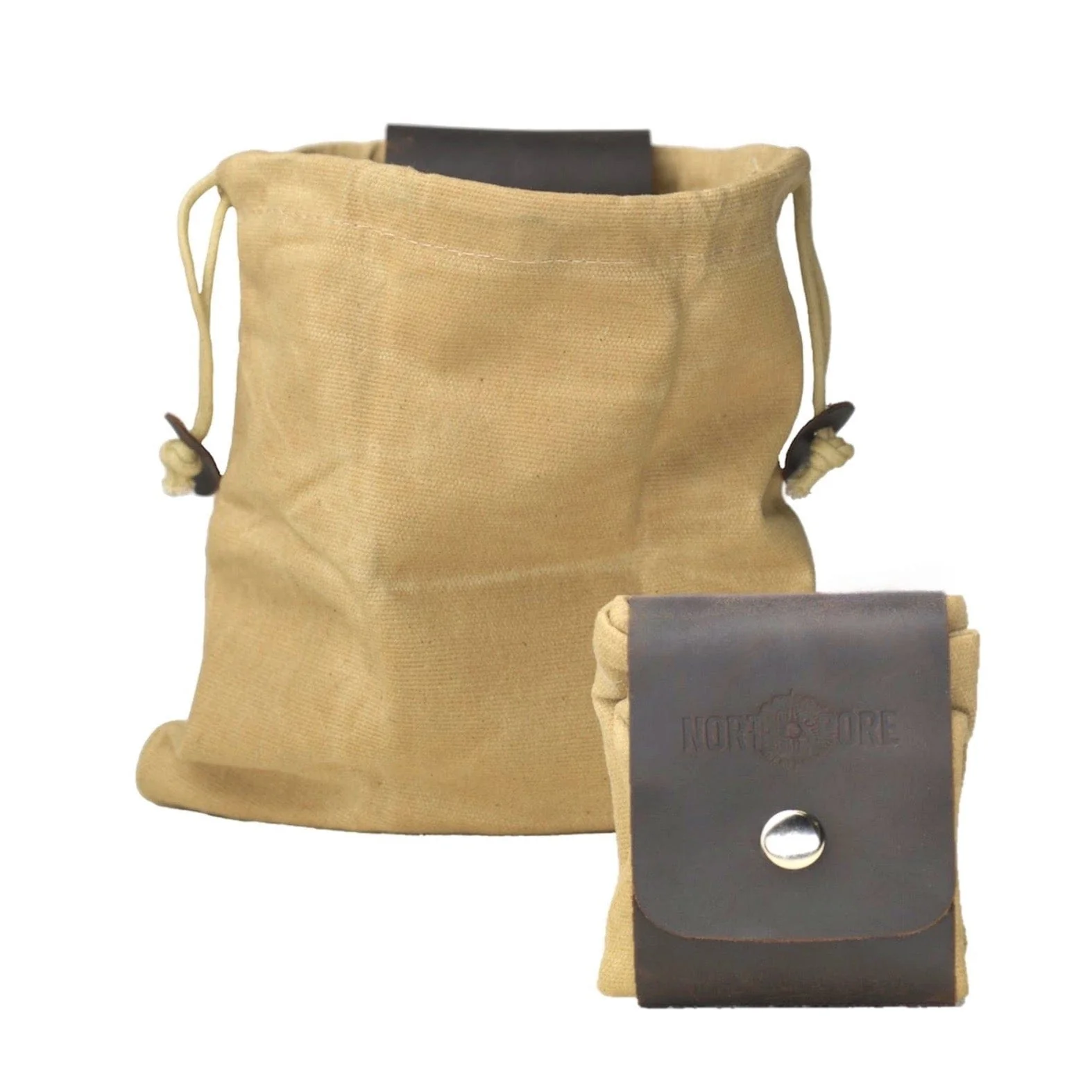 North Spore Waxed Canvas Foraging Hip Bag - Image 3